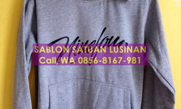 Contoh desain kaos kelas lengan panjang