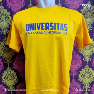 kaos ormik UBSI kuning terbaru 2021